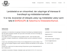 Tablet Screenshot of landstedet.dk